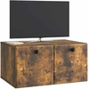 TV staliukas Sieninė TV spintelė 59,5 x 41 x 30 cm Dūminio ąžuolo