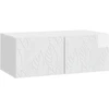 TV staliukas Sieninė TV spintelė 59,5 x 41 x 30 cm Itin blizgi balta