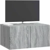 TV staliukas Sieninė TV spintelė 59,5 x 41 x 30 cm Pilka sonoma ąžuolo