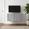 TV staliukas Sieninė TV spintelė 59,5 x 41 x 30 cm Pilka Sonoma