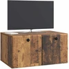 TV staliukas Sieninė TV spintelė 59,5 x 41 x 30 cm Sendintos medienos