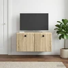 TV staliukas Sieninė TV spintelė 59,5 x 41 x 30 cm Sonoma ąžuolas