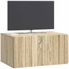 TV staliukas Sieninė TV spintelė 59,5 x 41 x 30 cm Sonoma ąžuolas