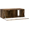 TV staliukas Sieninė TV spintelė 78,5 x 31 cm Dūminio ąžuolo