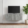 TV staliukas Sieninė TV spintelė 78,5 x 31 cm Pilka Sonoma Apdirbta mediena