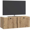 TV staliukas Sieninė TV spintelė 78,5 x 31 x 30 cm Artisano ąžuolo