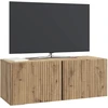 TV staliukas Sieninė TV spintelė 78,5 x 31 x 30 cm Artisano ąžuolo
