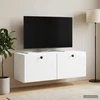 TV staliukas Sieninė TV spintelė 78,5 x 31 x 30 cm Balta Apdirbta mediena