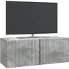 TV staliukas Sieninė TV spintelė 78,5 x 31 x 30 cm Betono pilka