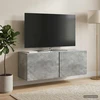 TV staliukas Sieninė TV spintelė 78,5 x 31 x 30 cm Betono pilka
