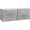 TV staliukas Sieninė TV spintelė 78,5 x 31 x 30 cm Betono pilka