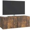 TV staliukas Sieninė TV spintelė 78,5 x 31 x 30 cm Dūminio ąžuolo