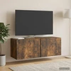 TV staliukas Sieninė TV spintelė 78,5 x 31 x 30 cm Dūminio ąžuolo