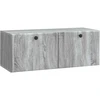 TV staliukas Sieninė TV spintelė 78,5 x 31 x 30 cm Pilka Sonoma