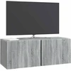 TV staliukas Sieninė TV spintelė 78,5 x 31 x 30 cm Pilka sonoma ąžuolo