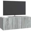 TV staliukas Sieninė TV spintelė 78,5 x 31 x 30 cm Pilka Sonoma