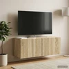 TV staliukas Sieninė TV spintelė 78,5 x 31 x 30 cm Sonoma ąžuolas