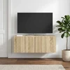 TV staliukas Sieninė TV spintelė 78,5 x 31 x 30 cm Sonoma ąžuolas