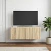 TV staliukas Sieninė TV spintelė 78,5 x 31 x 30 cm Sonoma ąžuolas
