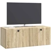 TV staliukas Sieninė TV spintelė 78,5 x 31 x 30 cm Sonoma ąžuolas