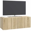 TV staliukas Sieninė TV spintelė 78,5 x 31 x 30 cm Sonoma ąžuolas