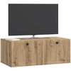 TV staliukas Sieninė TV spintelė 78,5 x 41 x 30 cm Artisano ąžuolo