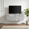 TV staliukas Sieninė TV spintelė 78,5 x 41 x 30 cm Betono pilka