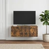 TV staliukas Sieninė TV spintelė 78,5 x 41 x 30 cm Dūminio ąžuolo