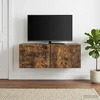 TV staliukas Sieninė TV spintelė 78,5 x 41 x 30 cm Dūminio ąžuolo