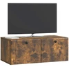 TV staliukas Sieninė TV spintelė 78,5 x 41 x 30 cm Dūminio ąžuolo