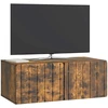 TV staliukas Sieninė TV spintelė 78,5 x 41 x 30 cm Dūminio ąžuolo