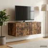 TV staliukas Sieninė TV spintelė 78,5 x 41 x 30 cm Dūminio ąžuolo