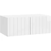 Sieninė TV spintelė 78,5 x 41 x 30 cm Itin blizgi balta