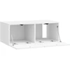 TV staliukas Sieninė TV spintelė 78,5 x 41 x 30 cm Itin blizgi balta