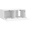 Sieninė TV spintelė 78,5 x 41 x 30 cm Itin blizgi balta