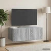 TV staliukas Sieninė TV spintelė 78,5 x 41 x 30 cm Pilka sonoma ąžuolo