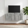 TV staliukas Sieninė TV spintelė 78,5 x 41 x 30 cm Pilka Sonoma