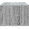 TV staliukas Sieninė TV spintelė 78,5 x 41 x 30 cm Pilka Sonoma