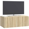 TV staliukas Sieninė TV spintelė 78,5 x 41 x 30 cm Sonoma ąžuolas