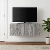 TV staliukas Sieninė TV spintelė 98 x 31 cm Pilka Sonoma Apdirbta mediena