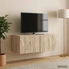TV staliukas Sieninė TV spintelė 98 x 31 cm Sonoma ąžuolas Apdirbta mediena