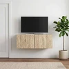 TV staliukas Sieninė TV spintelė 98 x 31 cm Sonoma ąžuolas Apdirbta mediena