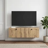 TV staliukas Sieninė TV spintelė 98 x 31 x 30 cm Artisano ąžuolo