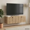 TV staliukas Sieninė TV spintelė 98 x 31 x 30 cm Artisano ąžuolo