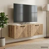 TV staliukas Sieninė TV spintelė 98 x 31 x 30 cm Artisano ąžuolo