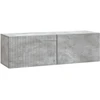 TV staliukas Sieninė TV spintelė 98 x 31 x 30 cm Betono pilka