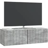 TV staliukas Sieninė TV spintelė 98 x 31 x 30 cm Betono pilka