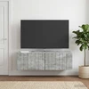 TV staliukas Sieninė TV spintelė 98 x 31 x 30 cm Betono pilka