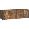 TV staliukas Sieninė TV spintelė 98 x 31 x 30 cm Dūminio ąžuolo