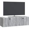 TV staliukas Sieninė TV spintelė 98 x 31 x 30 cm Pilka Sonoma